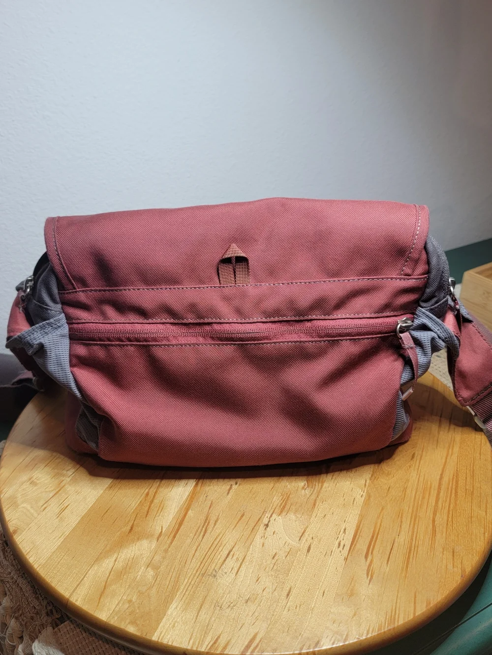 REI Rust Red and Gray Messenger/Travel Crossbody Bag